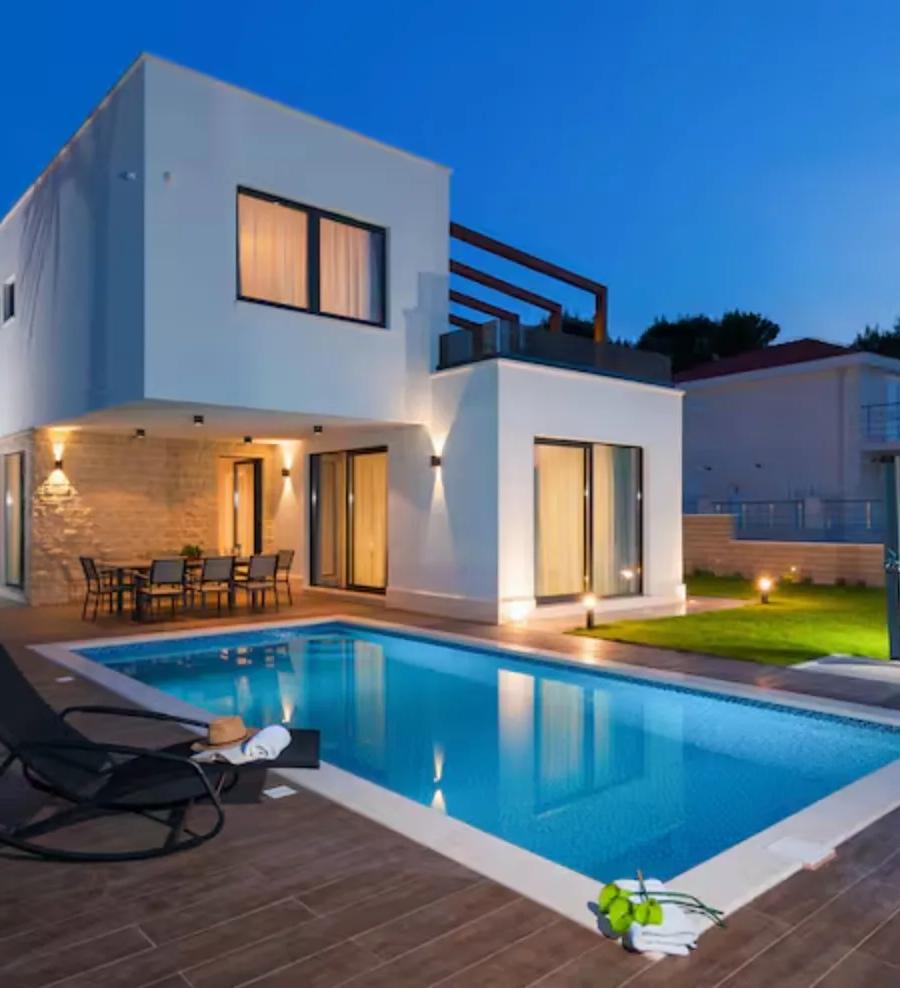 Villa Sunce — private luxury estate with pool near Trogir, Croatia
