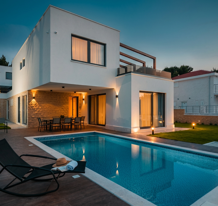 Villa Jevan — luxury villa with private pool near Trogir, Croatia